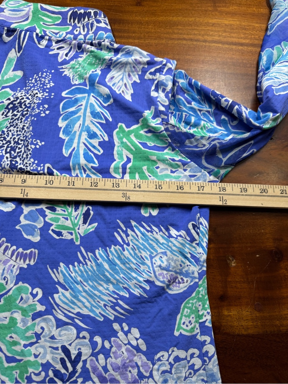 IBKUL NESSA ROYAL BLUE Ladies Long Sleeve Mock Golf Shirt size Small - Picture 6 of 7